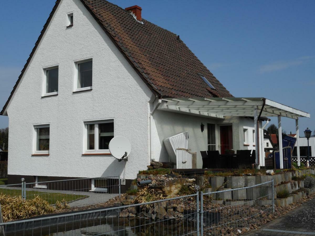 Modernes Ferienhaus Der Besonderen Art Mit Garten Lohne  Buitenkant foto
